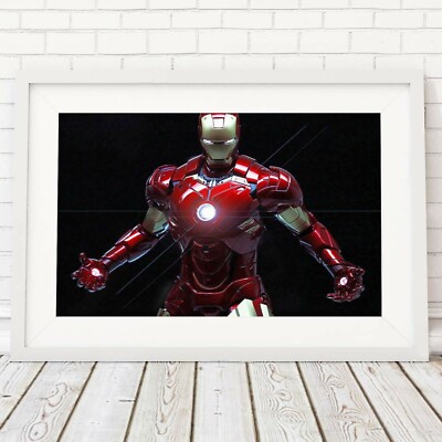 IRONMAN - Marvel Poster Picture Print Sizes A5 to A0 **FREE DELIVERY**