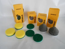 Synoshi Replacement Cone-Shaped Brush & Sponge Heads Power Spin Scrubber 4 Boxes