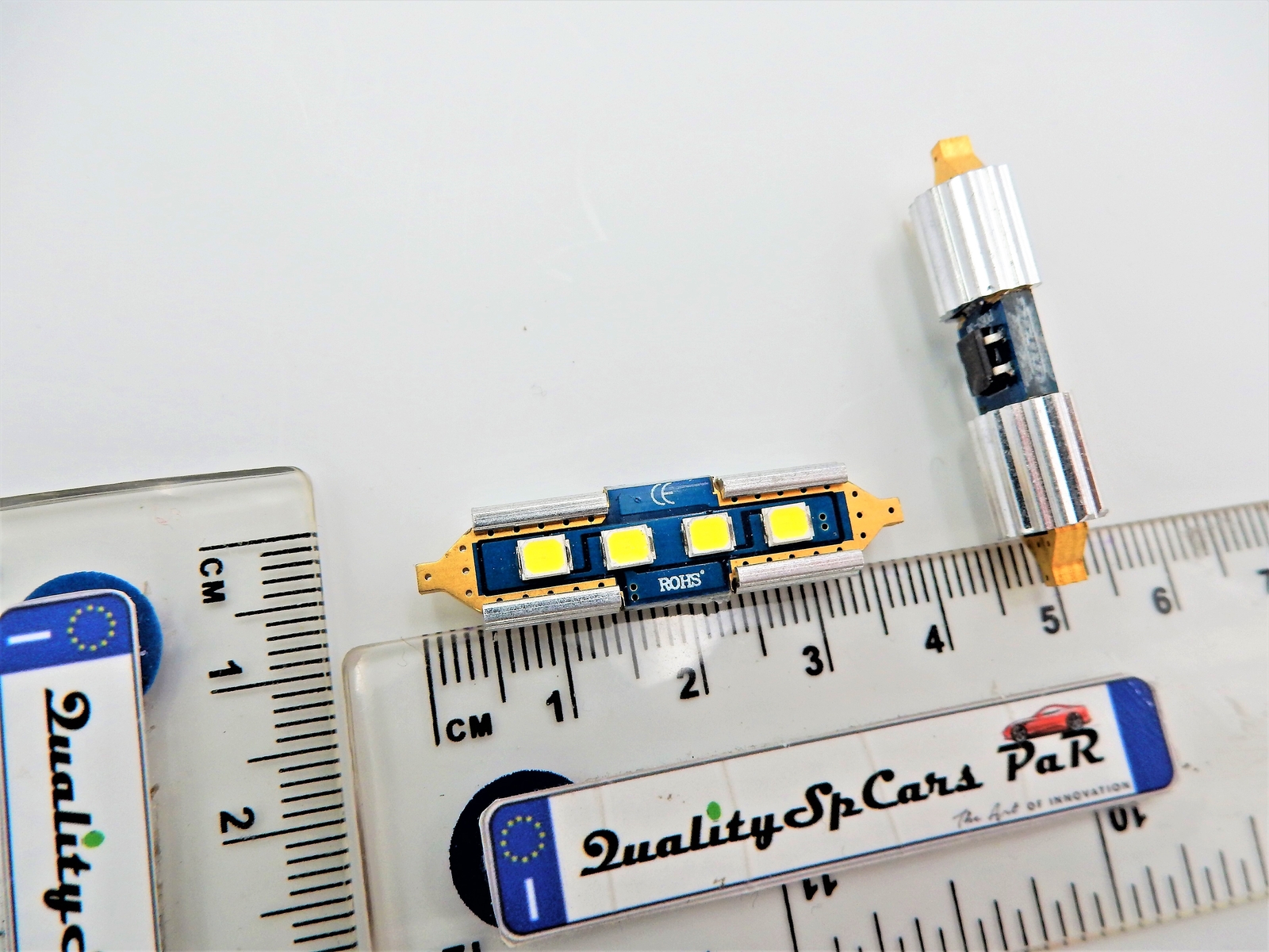 Lampade Siluro LED 36 Mm C5w Luci Auto 6500k Bianco Ghiaccio CANBUS Smd New - Miniatura 11