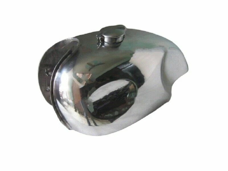 For YAMAHA SR400 SR500 CHROME GAS FUEL PETROL TANK & CAP view 2
