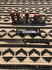 Cold Steel Large Luzon Folding Knife 6" 8Cr13MoV Steel Blade Black GFN Handle