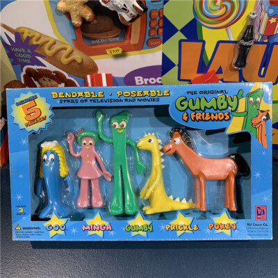 NJ Croce Gumby & Friends Wire Figure Boxed Toy Statue Figurine Model Collectible