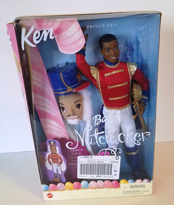2001 Prince Eric Ken Barbie The Nutcracker 52689 DOLL African American