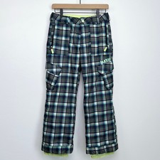 Burton Girls Plaid DryRide Snowboarding Adjustable Pants