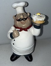 Italian Chef Figurine Kitchen Decor Cooking Cake 8  