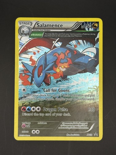 Salamence XY59 Full Art Holo 2015 XY Black Star Promo Pokemon Card LP