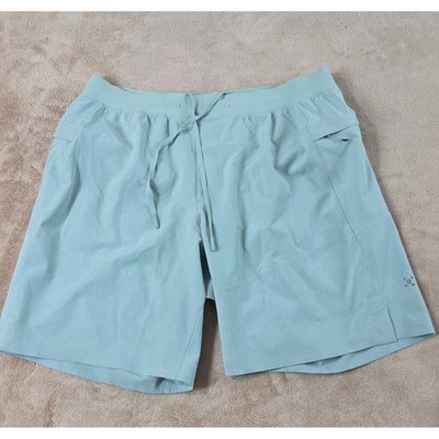 Lululemon Train to Beach Short 8'' Men Size XL Light Blue Workout Gym Running