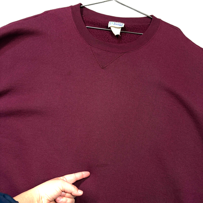 Vintage Discus Athletic Sweatshirt 5XL Red Burgundy Blank USA | eBay