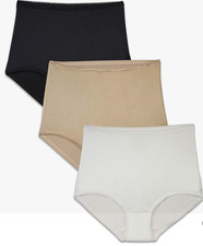 NWD - 3pk - Vanity Fair Brilliance Undershapers Light Control Briefs Panties M 6