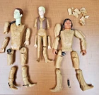 Vintage 1960s Marx Broken Johnny West Figures, Jay, Cheif, Lot As-Is Parts only