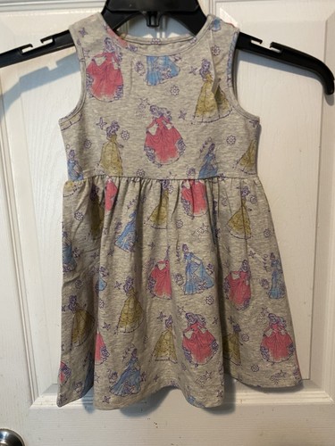 DISNEY PRINCESS TODDLER GIRL 3T Sun Dress NWT NEW Belle Cinderella Sleeveless