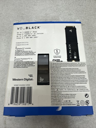 Unidad de estado sólido interna Western Digital WD_BLACK SN850P 4 TB M.2 NVMe (WDBBYV0040BNC-WRSN) - Imagen 2 de 5