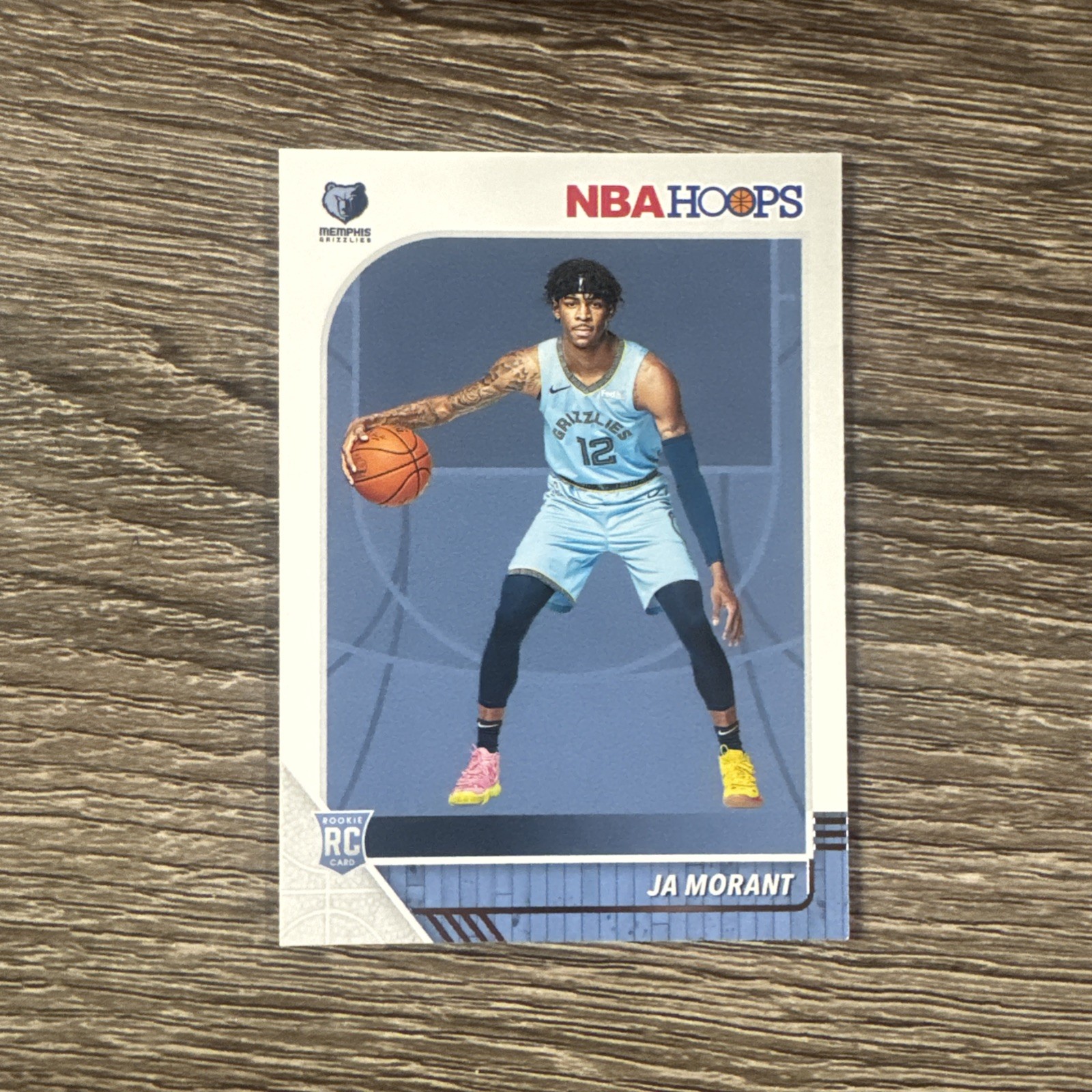 JA MORANT ROOKIE CARD Memphis Grizzles Basketball 2019 Panini NBA HOOPS RC!