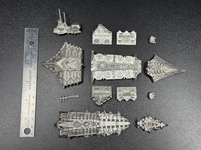 Battlefleet Gothic BFG Chaos Cruiser 3-UP Metal Store Promo Display VERY RARE