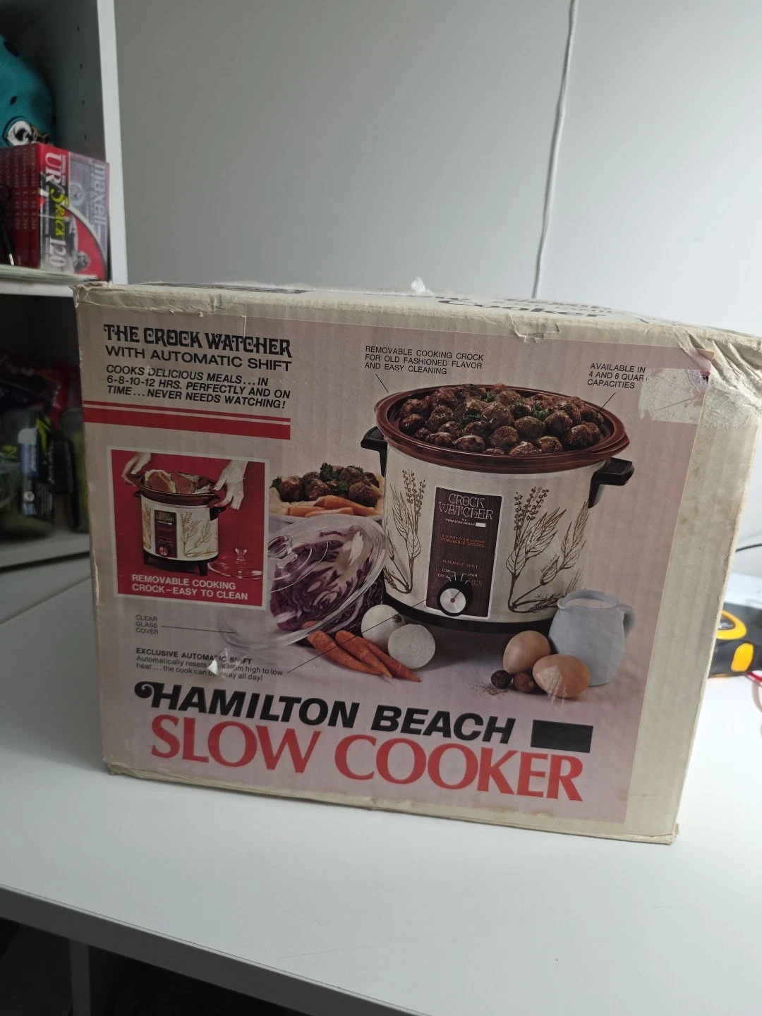 Hamilton Beach 417HD Slow Cooker 6 Qt Herb Garden Vintage NIB Removable Crock