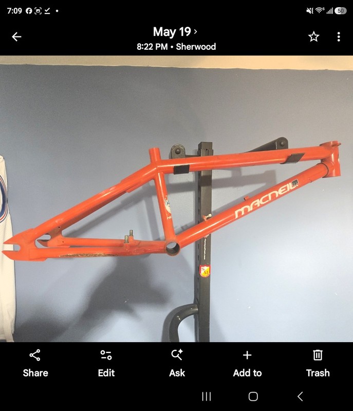 MacNeil Orange  Heaton Signature Frame 20"TT