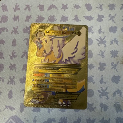 M Dragonite EX Multissale Hp930 Gold Foil Fan Art Display Card NM | eBay