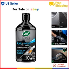 Trim Restorer Acrylic Graphene Exterior Plastic Protects Faded Car 10oz
