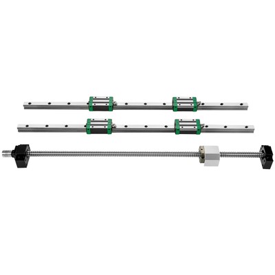 2stk HGR20-1000mm Linearführung Guide Rail+RM1605-1000mm Kugelumlaufspindel Set
