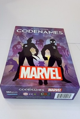 Codenames Marvel Edition Board Game   100% Complete.