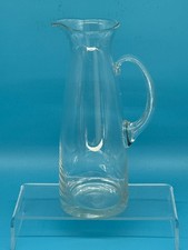 Tall Vintage Clear Glass Jug