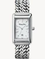 Thomas Sabo WA0428-201-201 Damenuhr Rechteckig Silberfarben 22Mm 3ATM