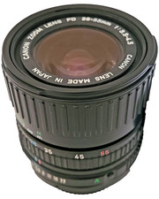 Canon NFD FD 28-55mm f/3.5-4.5 MF Zoom Lens No. 46824 Excellent