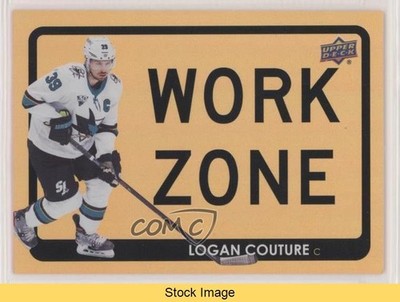 2021-22 Upper Deck Series 1 Work Zone Logan Couture #WZ-37 READ 8tn
