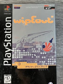 Wipeout Long Box (PlayStation PS1) CIB Complete in Box w Manual + Reg