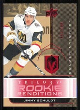 2019-20 Upper Deck Trilogy Rookie Renditions Red #RR6 Jimmy Schuldt /799