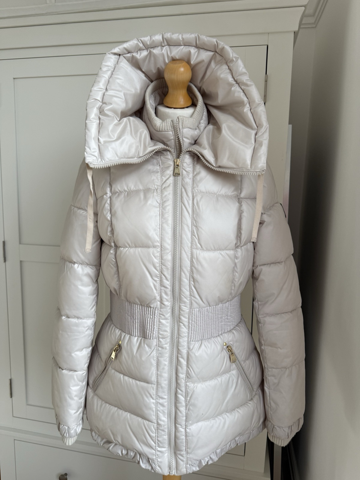 Halifax Traders Quilted jacket with oversized Col… - image 7