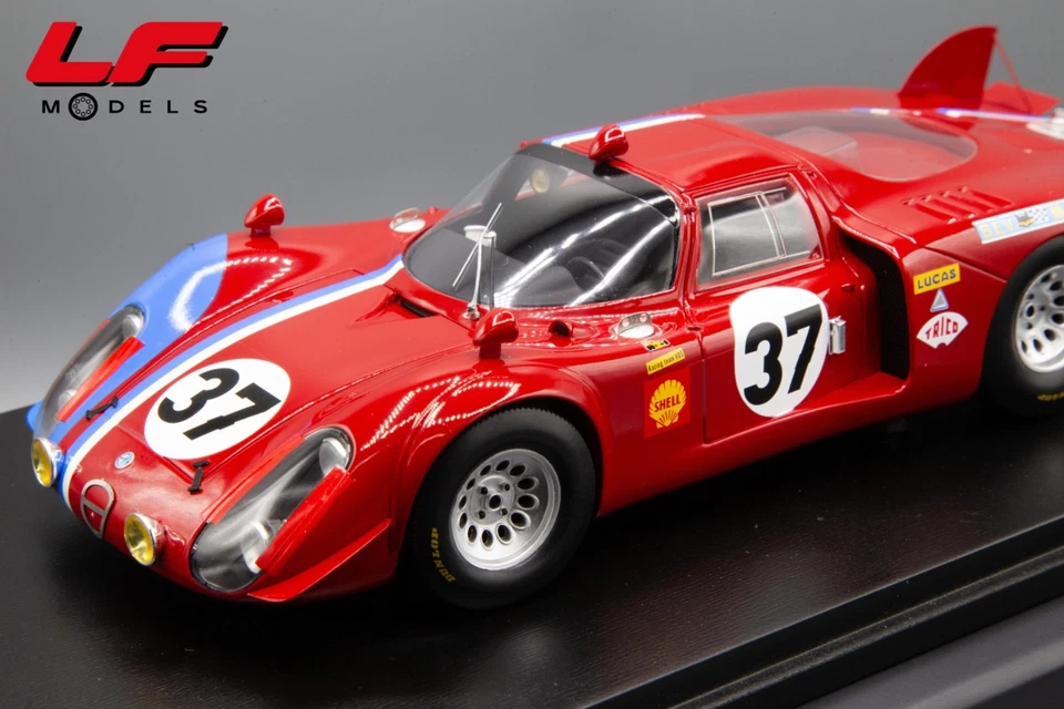 1:18 Alfa Romeo 33/2 24H Le Mans 1968 - Spark - Immagine 4 di 4