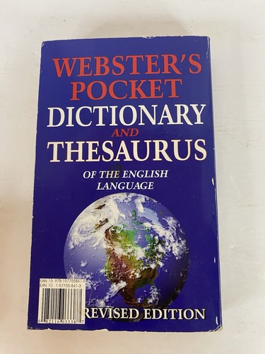 Webster's Pocket Dictionary and Thesaurus of the English Language - Picture 5 of 6