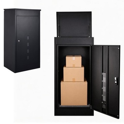 Outside Package Delivery Box w/Lock Secure for Porch,Curbside,House Antitheft