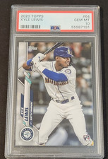 2020 Topps Kyle Lewis Rookie Card PSA 10. rookie card picture