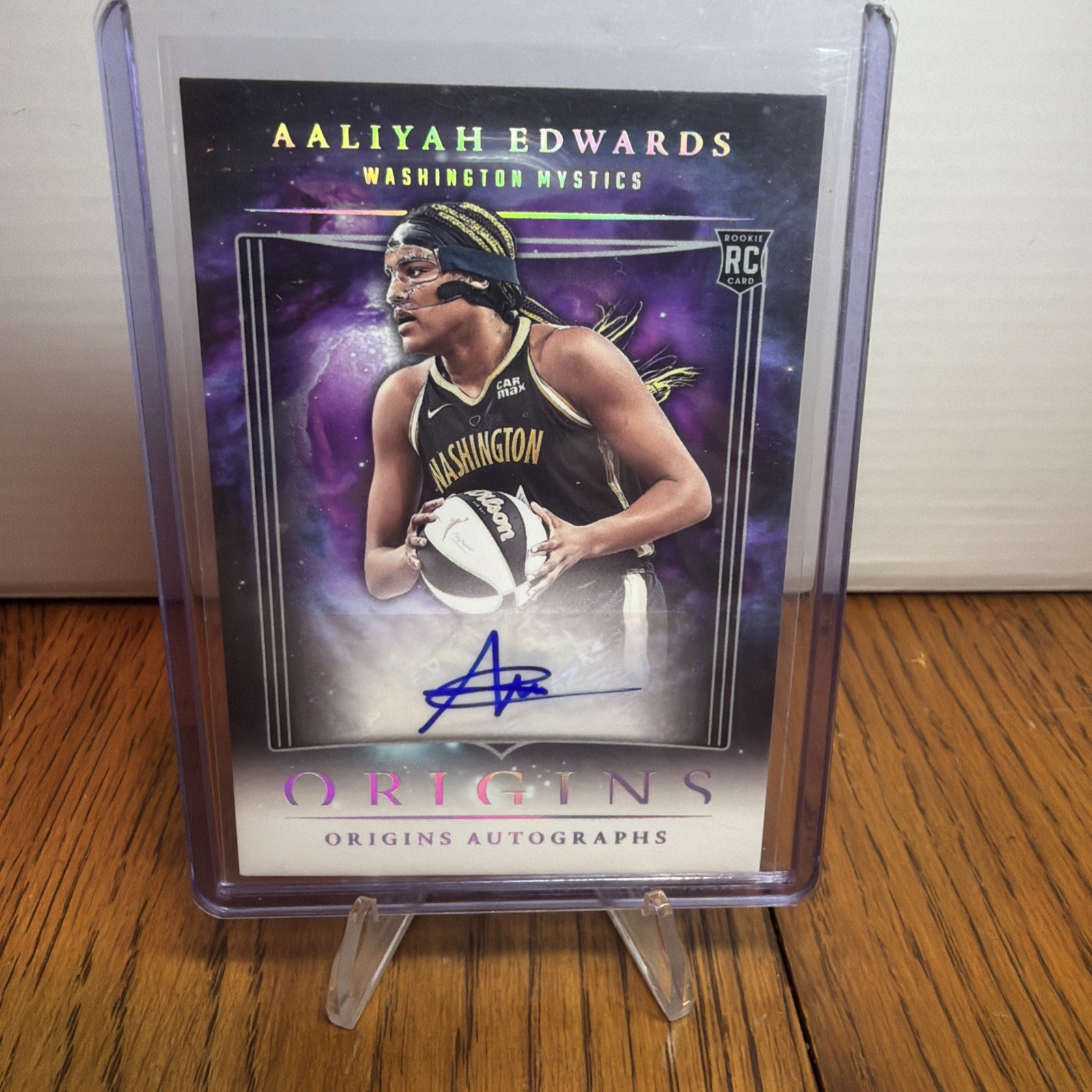 2024 Panini Origins WNBA AALIYAH EDWARDS RC ROOKIE #OA-AEW ORIGINS AUTO MYSTICS