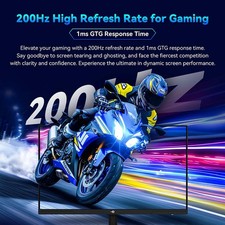 Titan P27GR 27inch Gaming Monitor,2K Gaming PC QHD 200Hz 1ms Computers Monitors 10