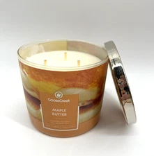 Goose Creek  (1) MAPLE BUTTER 3 Wick Jar Candle Fall, Autumn Bakery Pancakes