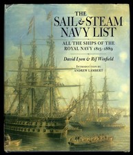 SAIL & STEAM NAVY LIST All Royal Navy Ships 1815-1889 David Lyon & Rif Winfield