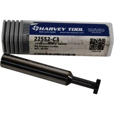 NEW Harvey Tool 22552-C3 Keyseat Cutter 3/8'' Dia .100'' Width AlTiN