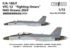 FAB FabScale 1/72 F/A-18E/F Super Hornet VFC-12 Fighting Omars NAS Oceana Decals