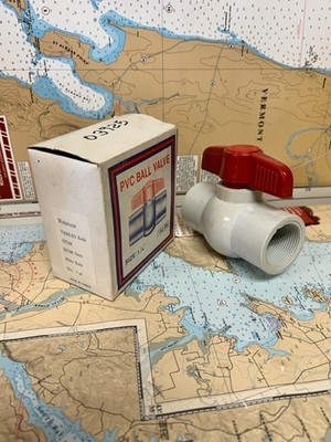 Webstone #03925 IPS Full Port PVC Ball Valve 1-1/4'' 150 PSI.