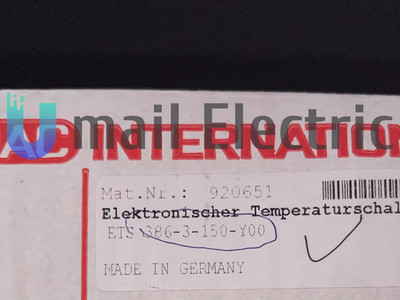 HYDAC ETS386-3-150-Y00 Temperature Sensor ETS386-3-150-Y00 DHL/Fedex