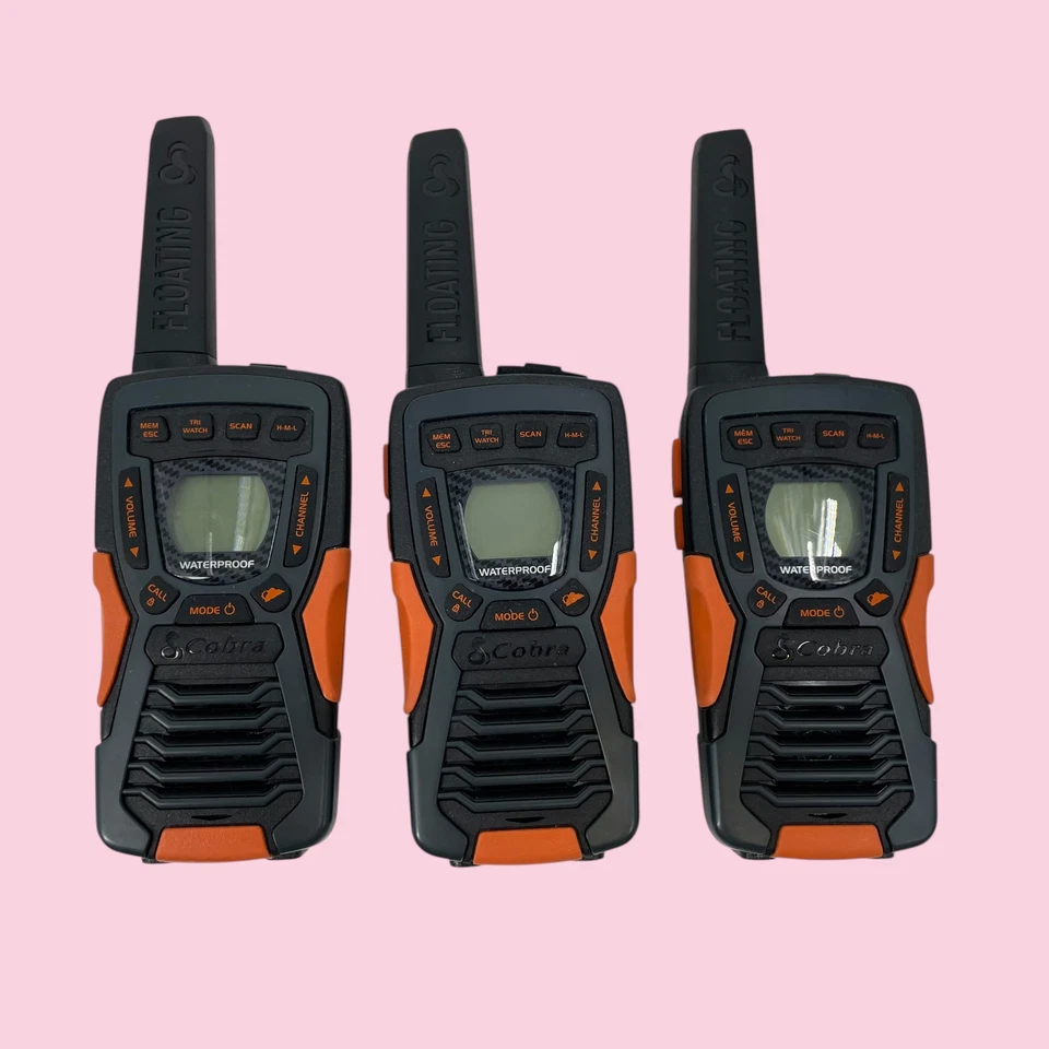 Cobra CXT1095 3PH Two-Way Radios 40 Mile IP67 Walkie Talkies #U1436 (VK) - Image 3 of 4