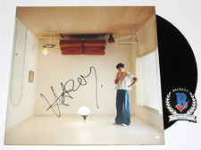 HARRY STYLES SIGNED 'HARRY'S HOUSE' ALBUM VINYL RECORD BECKETT COA KISS ALL TIME