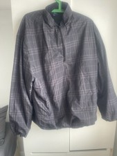 Burberry Men's Navy Golf Jacket Size Large