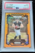 2023 Panini Prizm WILL LEVIS Orange Wave Prizm /60 RC #397 Titans - PSA 10🚀