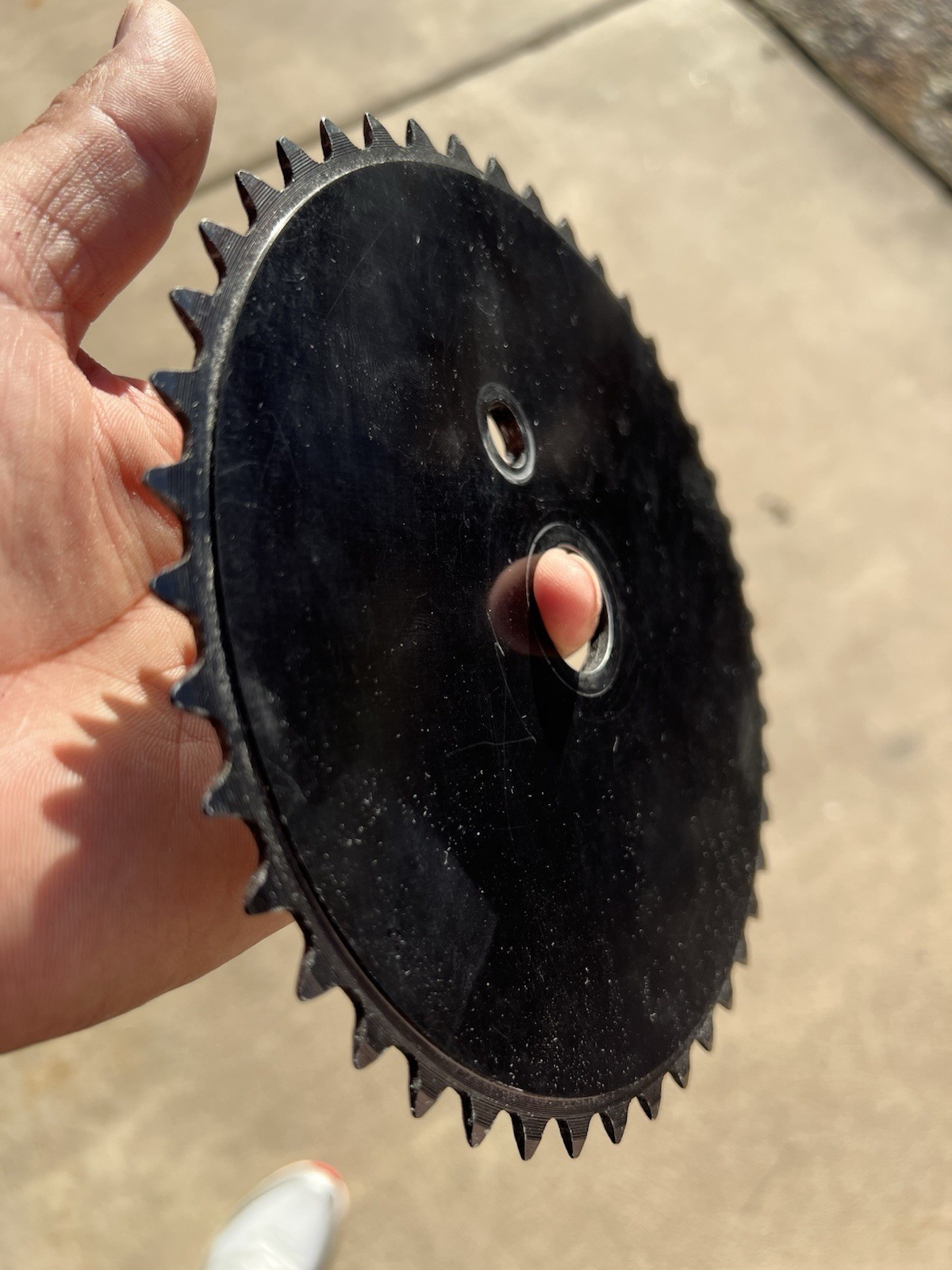 Fishbone FLY DISC 44T Chain Wheel 7075 Aluminum Alloy BMX FISHBONE LOGO