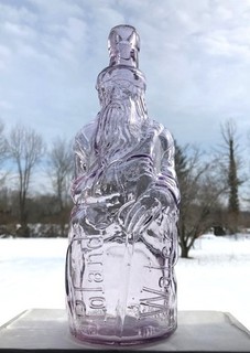 Amethyst Original Moses Figural POLAND WATER H. RICKER & SON'S PROPRIETOR'S