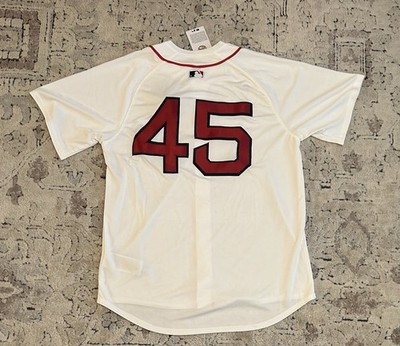 Nike Authentic Boston Red Sox Pedro Martinez #45 MLB White Jersey
